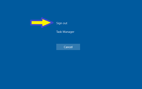 Sign Out